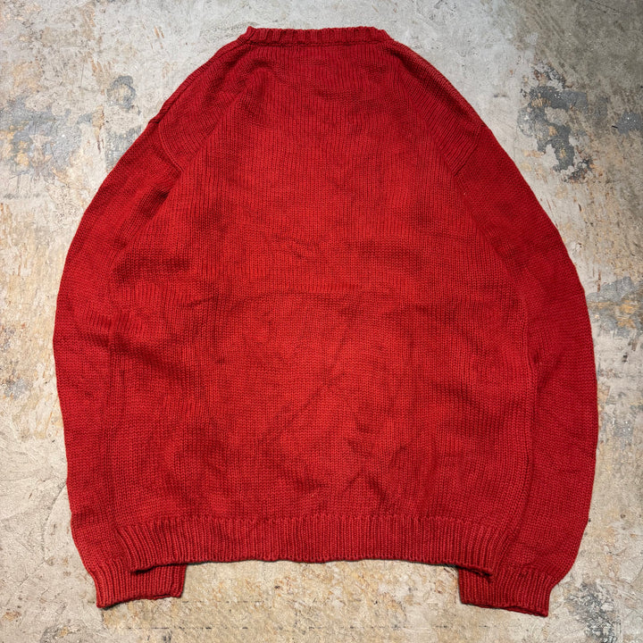 古着 90's~ Eddie Bauer/ エディーバウアー/ クルーネックニットセーター/ サイズL