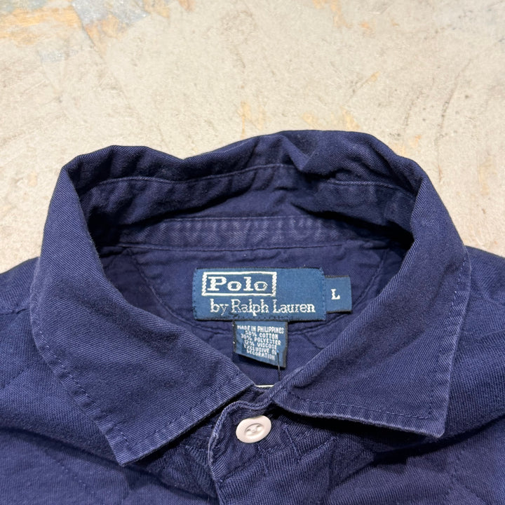 古着 POLO by Ralph Lauren/ ポロ バイ ラルフローレン/ ラガーシャツ/ サイズL