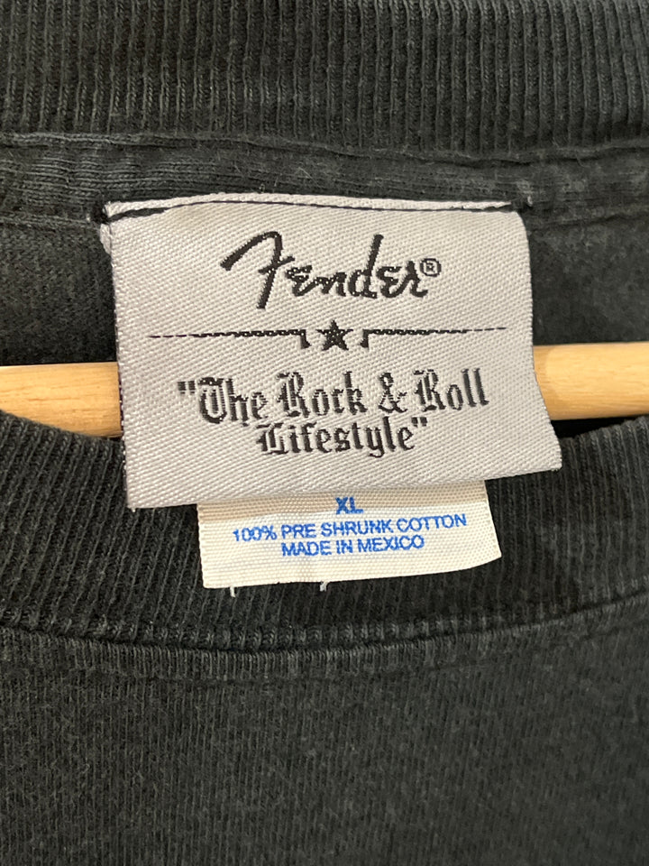 古着 fender/フェンダー/プリントTシャツ/ サイズXL