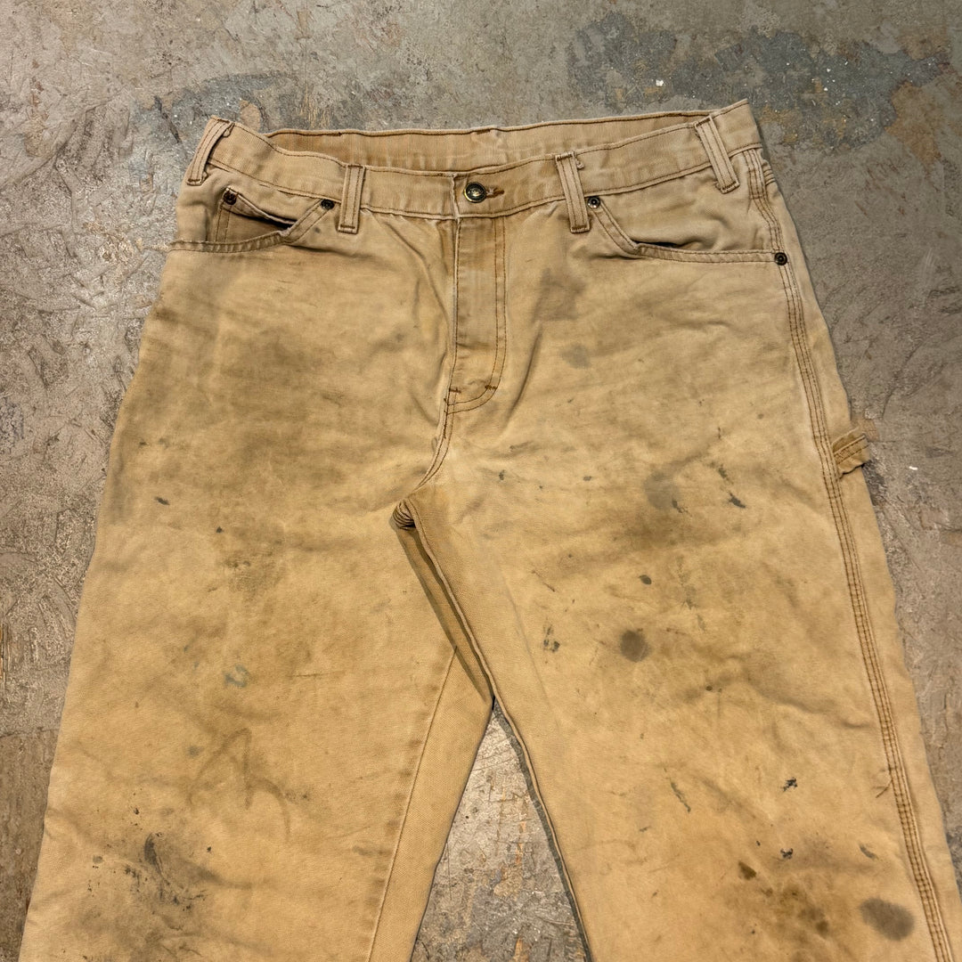 古着 Dickies/ディッキーズ/ダック地ペインターパンツ/実寸サイズ33×30