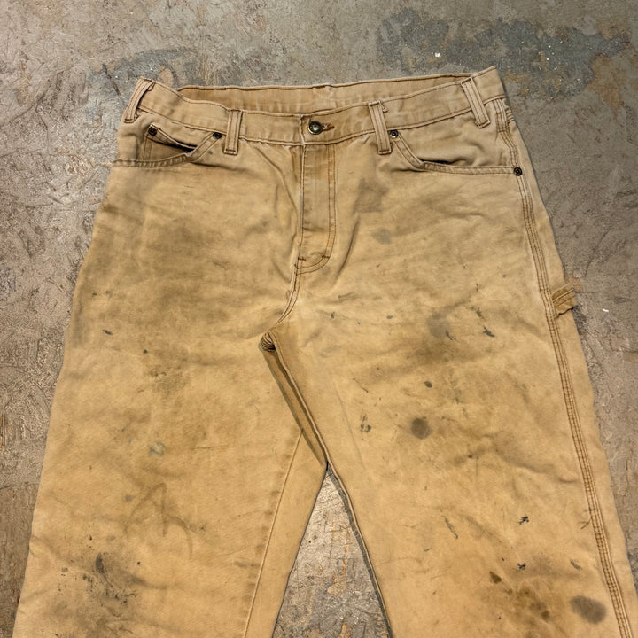 古着 Dickies/ディッキーズ/ダック地ペインターパンツ/実寸サイズ33×30