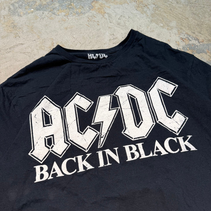 빈티지 AC/DC/아티스트 티셔츠/프린트 티셔츠/크기 XL