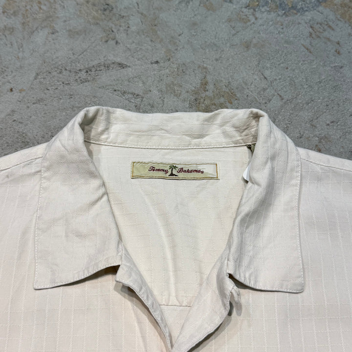 Used clothing TOMMY BAHAMA/ Tommy Bahamas/ Short sleeve shirt/ Open collar/ Silk/ Size L