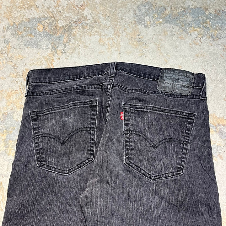 #4190 古着 Levi's/リーバイス/Black Denim Pants/ブラックデニムパンツ/黒タブ/550/サイズ31×30