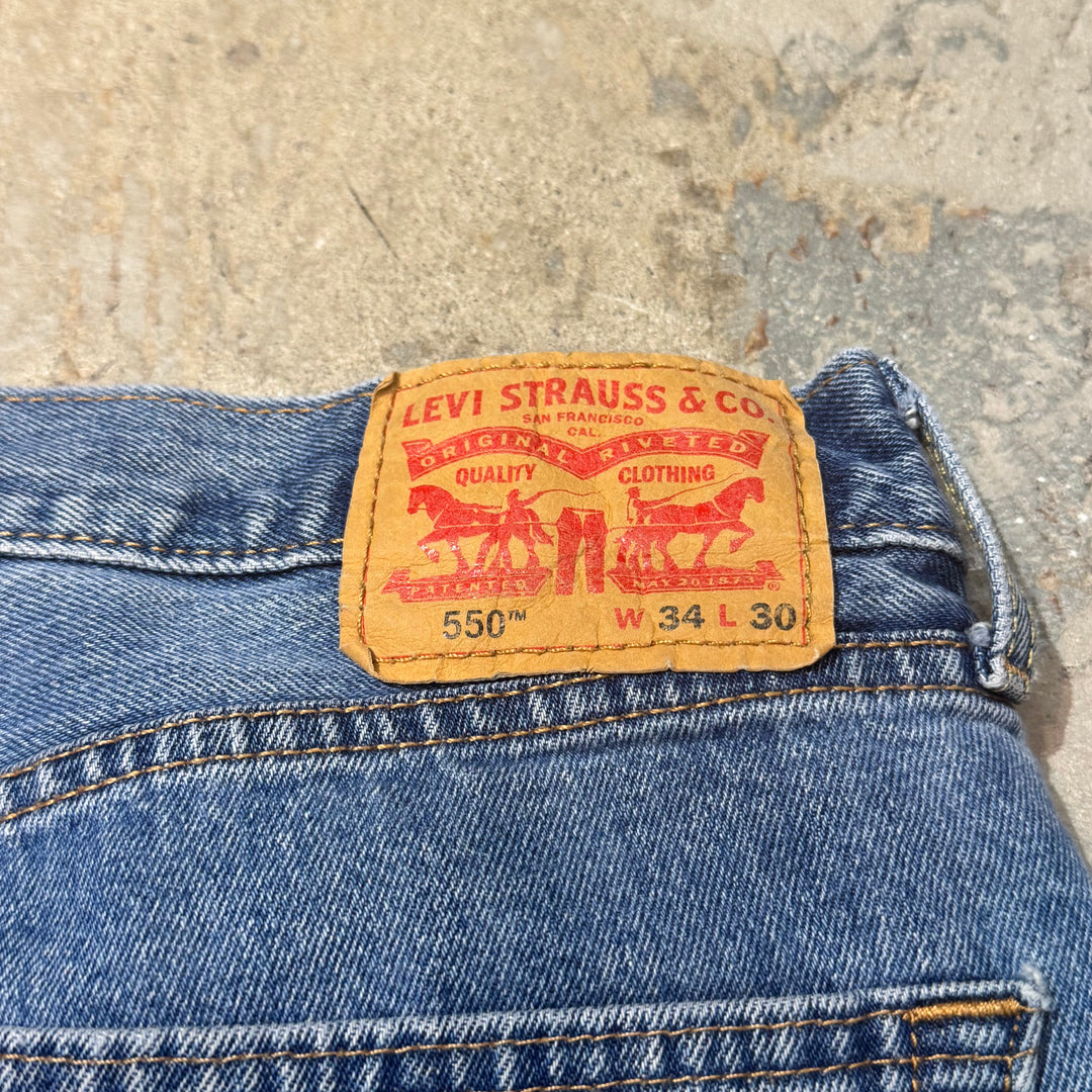 旧衣服Levi's/李维斯/牛仔裤/ 550/实际尺寸33×29