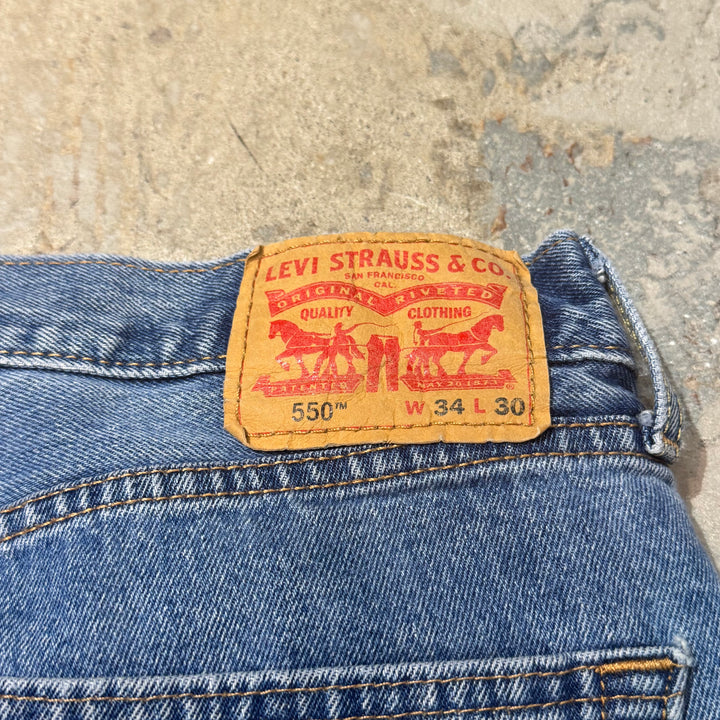 旧衣服Levi's/李维斯/牛仔裤/ 550/实际尺寸33×29