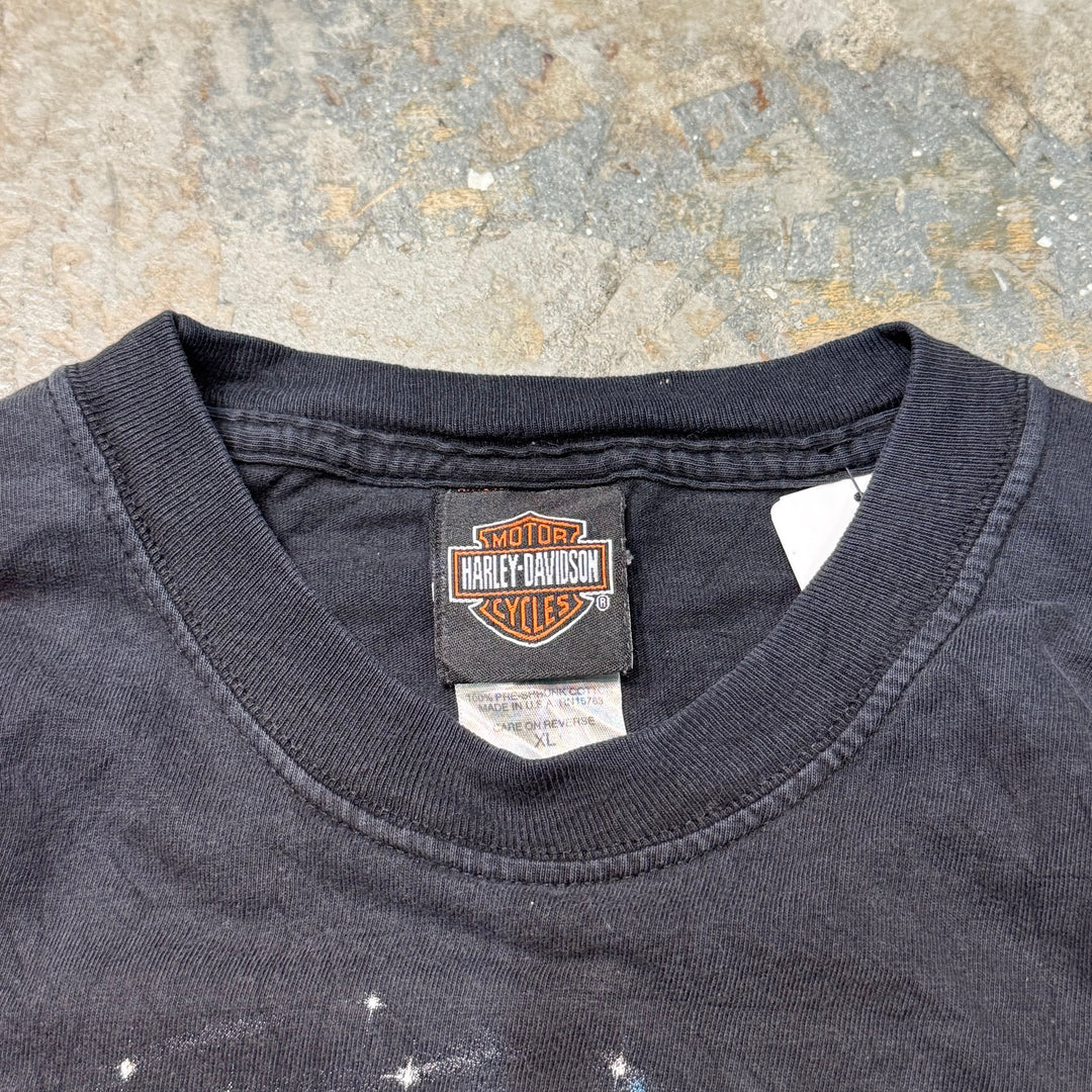 Used clothing Made in USA Harley-Davidson/Harley-Davidson/Printed T-shirt/Size XL
