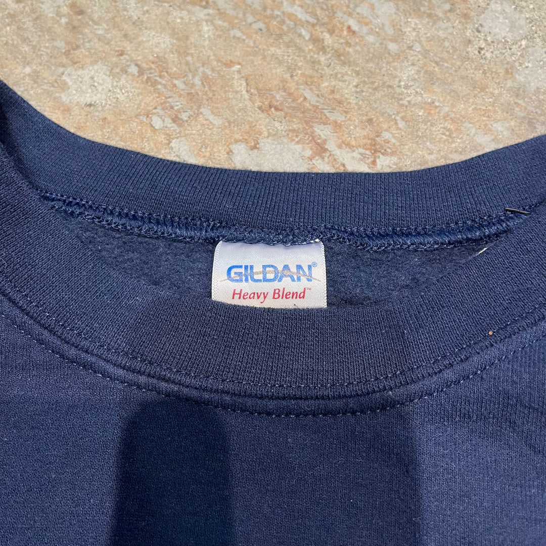 #1882 Old clothes/GILDAN/Crewneck sweat/Corporate logo/Size 2XL