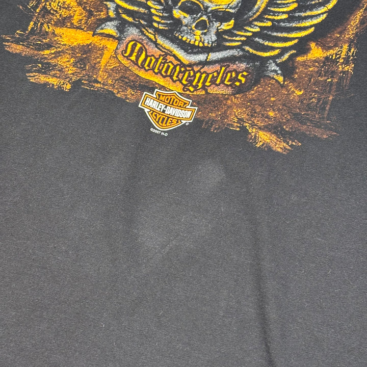 Used clothing Made in USA Harley-Davidson/Harley-Davidson/Printed T-shirt/Size L