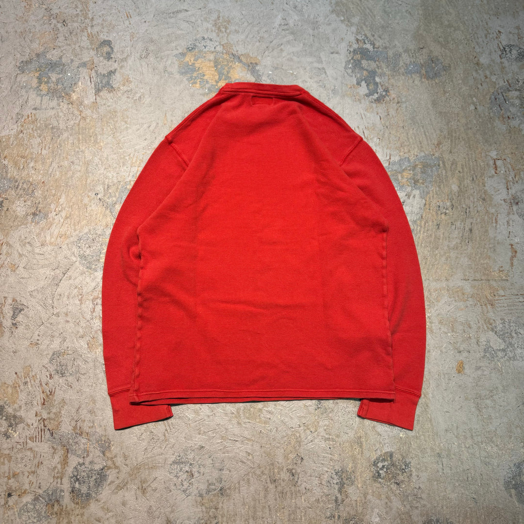 중고 의류 Polo Ralph Lauren/Polo Ralph Lauren/Crew Neck Waffle Long Sleeve T-Shirt/Size XL