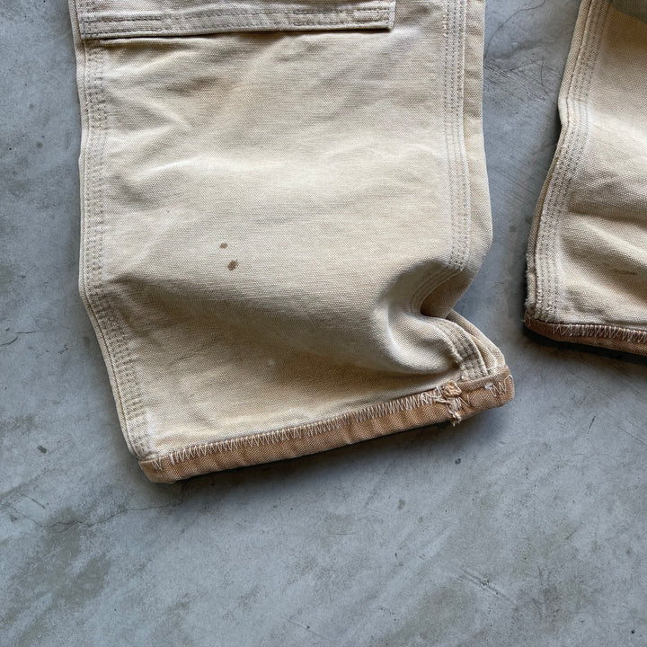 古着 USA製 Carhartt/カーハート/ダック地ペインターパンツ/ダブルニー/実寸サイズ33×31