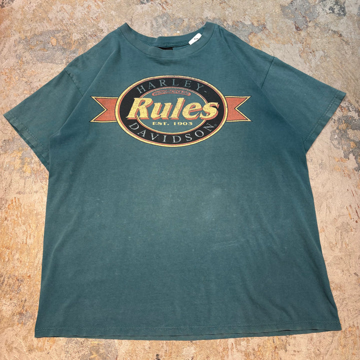 Used clothing Made in USA Harley-Davidson/Harley-Davidson/Printed T-shirt/Size XL