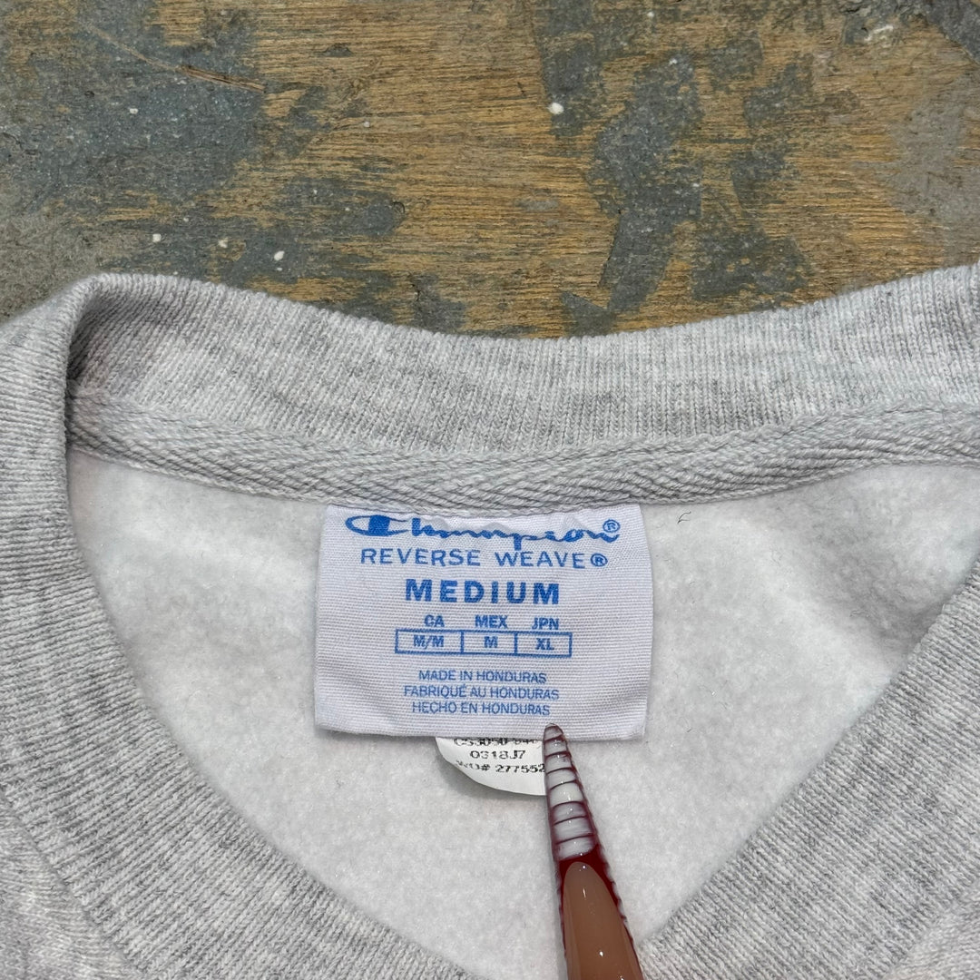 古着 Champion/ チャンピオン/リバースウィーブ/ クルーネックスウェット/ 企業ロゴ/ サイズM