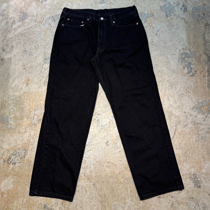 古着 Levi's/ リーバイス/ ブラックデニムパンツ/ 550/ 実寸サイズ34×30