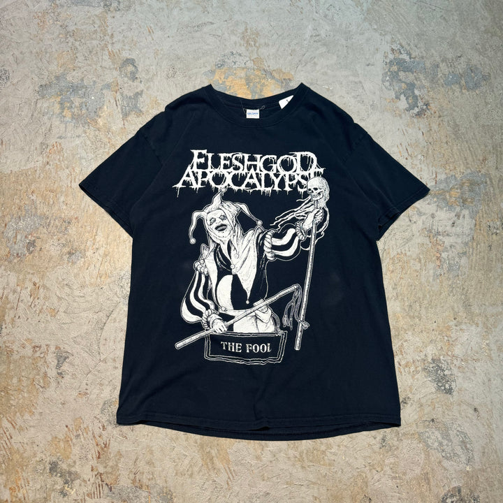 古着 FLESHGOD APOCALYPSE THE FOOL/ フレッシュゴッド・アポカリプス/ アーティストTシャツ/サイズL
