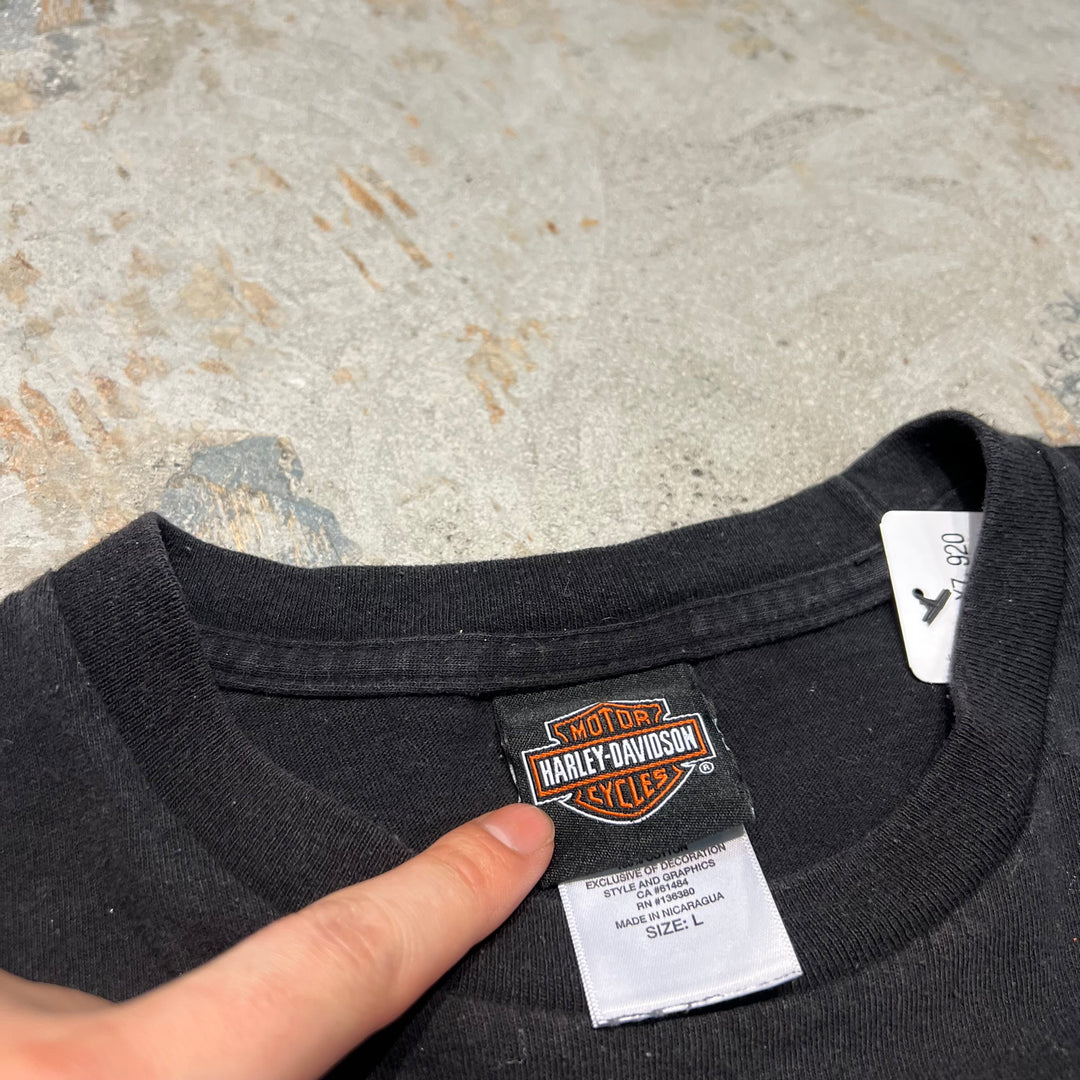 古着 Harley-Davidson /ハーレー ダビッドソン / フロリダ州 オーランド ストア / プリントTシャツ / サイズL