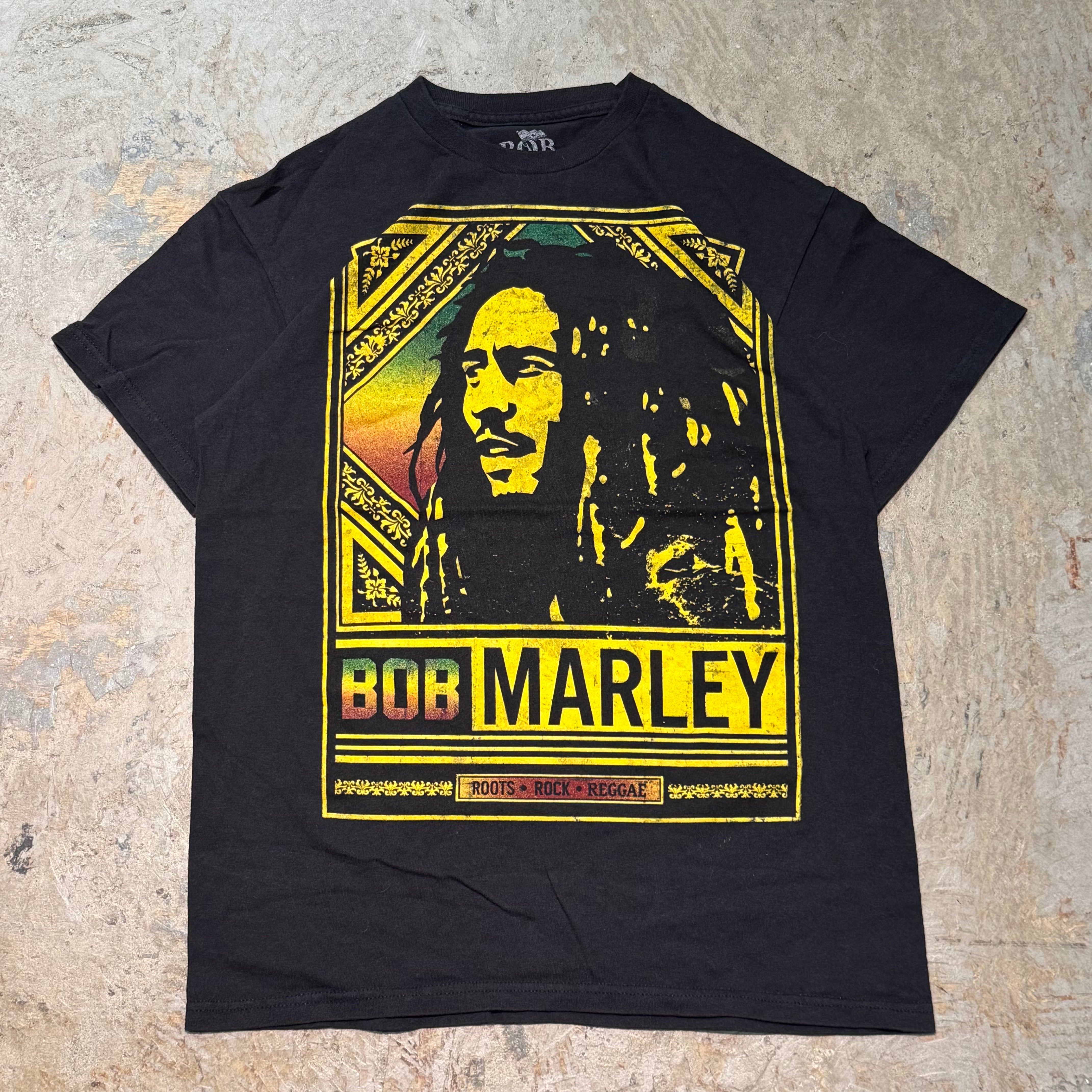 ビンテージ　Tシャツ　ボブマーリー？ 古着 BOB MARLEY/ ボブマーリー/ アーティストTシャツ/ サイズM – MUJIN