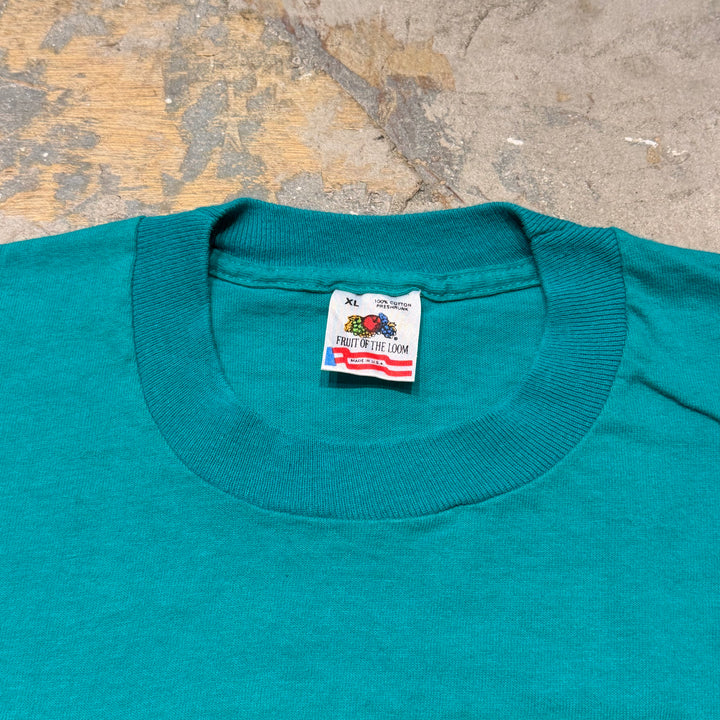 古着 USA製 90's FRUIT OF THE LOOM/ フルーツオブザルーム/ シングルステッチ/ プリントTシャツ/ サイズXL