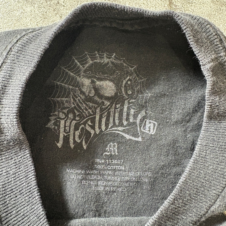 古着 Y2K Skull Hostility Tシャツ サイズM