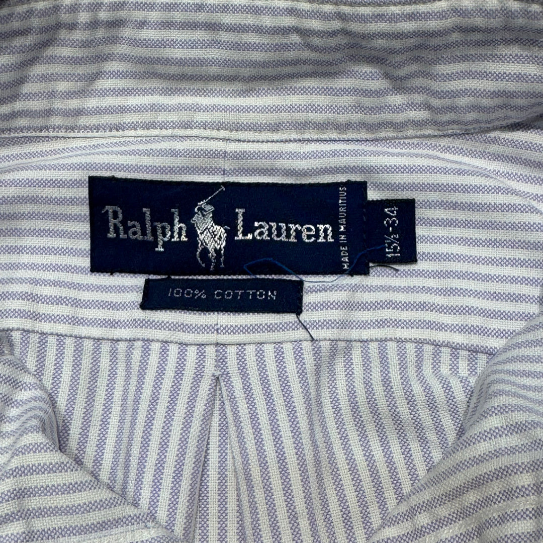 古着 POLO by Ralph Lauren/ ラルフ ローレン/ ボタンダウン長袖シャツ/ ストライプ柄/ サイズM