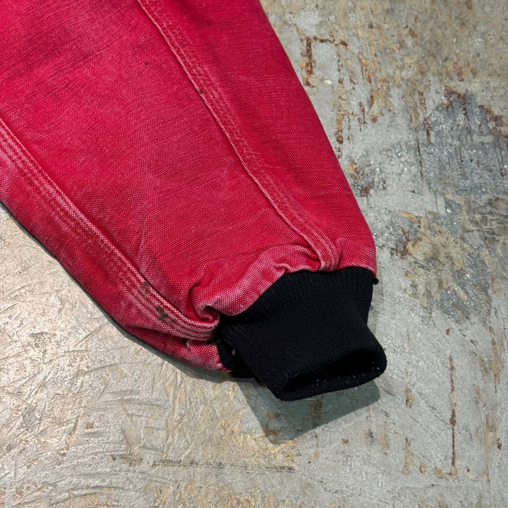 중고 의류 Carhartt/ Santa Fe 재킷/ 오리 직물/ 퀼트 라이닝/ 코듀로이 칼라/ 크기에 해당