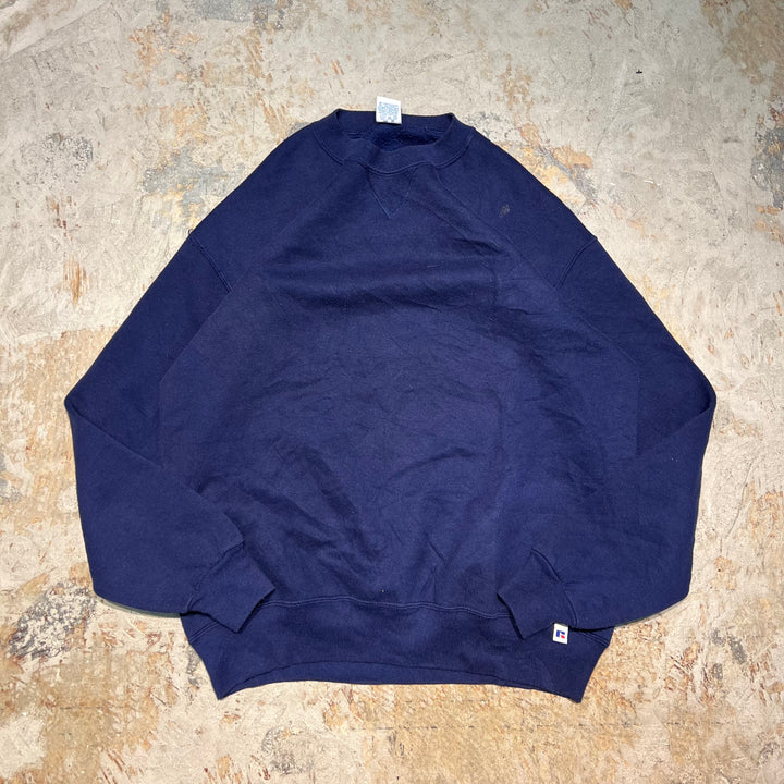 #4031 古着 Russell Athletic/ラッセル アスレチック/Blank Sweat Shirt/ブランクスウェット/MADE IN USA/サイズXL