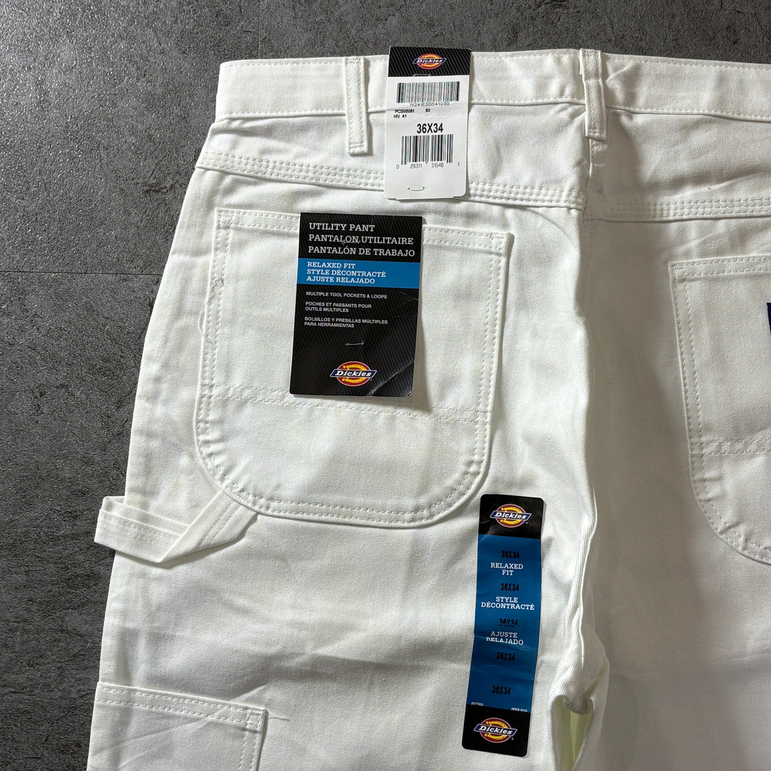 古着 Dickies×SHERWIN WILLIAMS ディッキーズ× シャーウィン・ウィリアムズ ペインターパンツ  デッドストック 実寸サイズ36×33