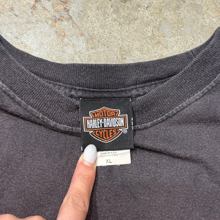 Used clothing Made in USA Harley-Davidson/Harley-Davidson/Printed T-shirt/Size XL