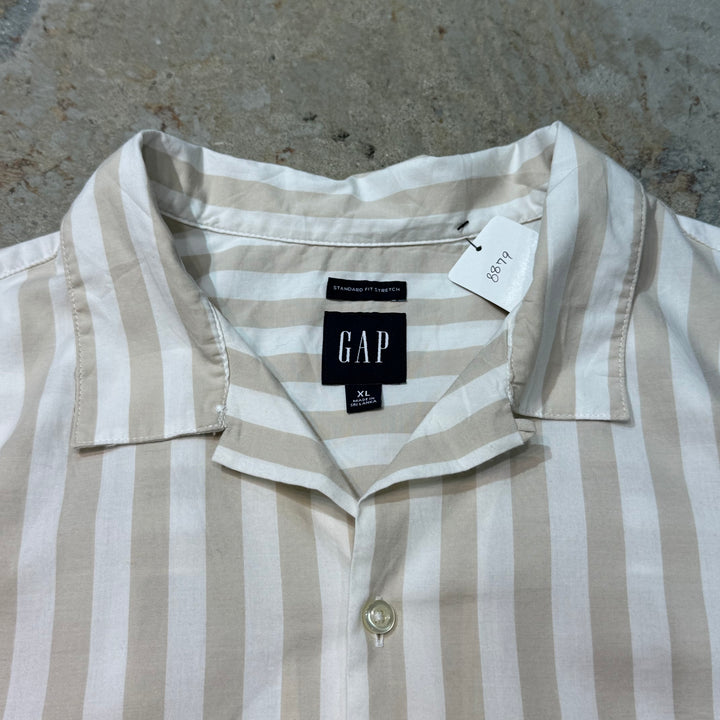 古着 GAP/ ギャップ/ 半袖シャツ/ ストライプ柄/ サイズXL