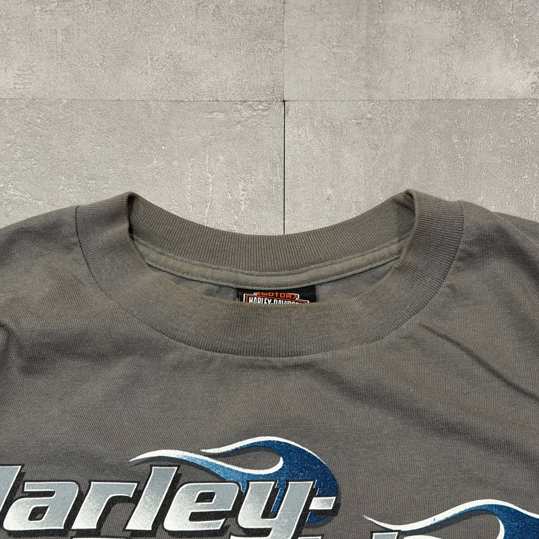 古着 Harley-Davidson/ハーレーダビッドソン/ ロングスリーブプリントTシャツ/サイズXL