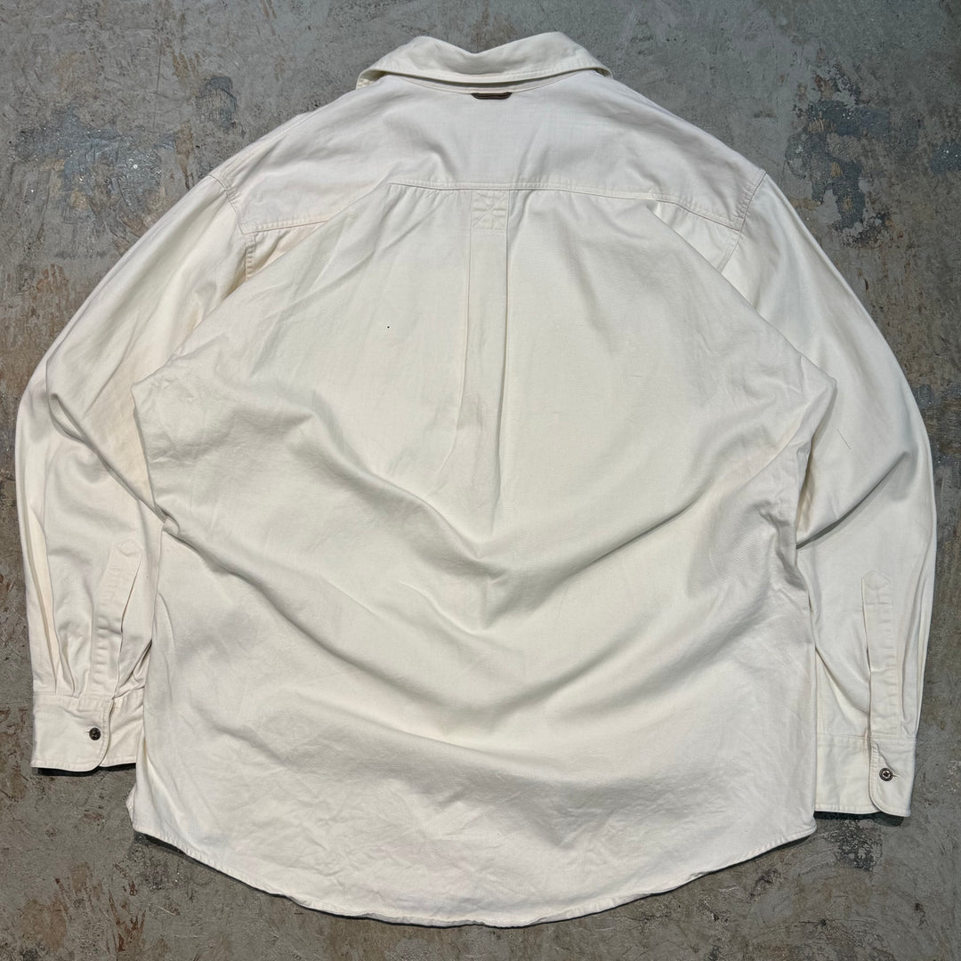旧衣服TIMBERLAND/ TIMBERLAND/长袖衬衫/翻领/纯色/尺寸L