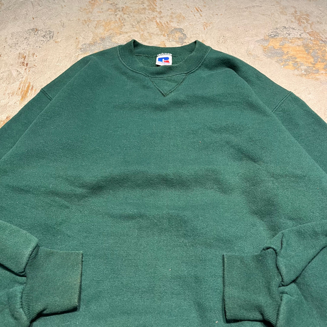 #3536 古着/Russell/ラッセル/Crewneck sweat/クルーネックスウェット/ブランクスウェット/無地/MADE IN U.S.A/サイズM