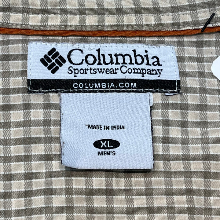 古着 Colombia/ コロンビア/ 長袖シャツ/チェック柄/ リメイク/ サイズXL