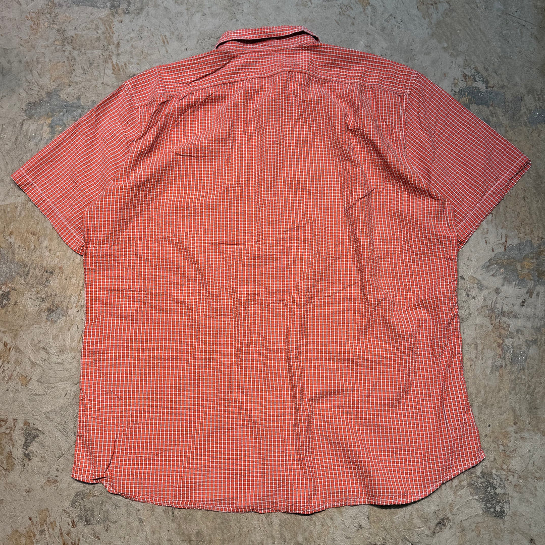 古着 Eddie Bauer/エディー･バウアー/ 半袖シャツ/ チェック柄/ サイズXL