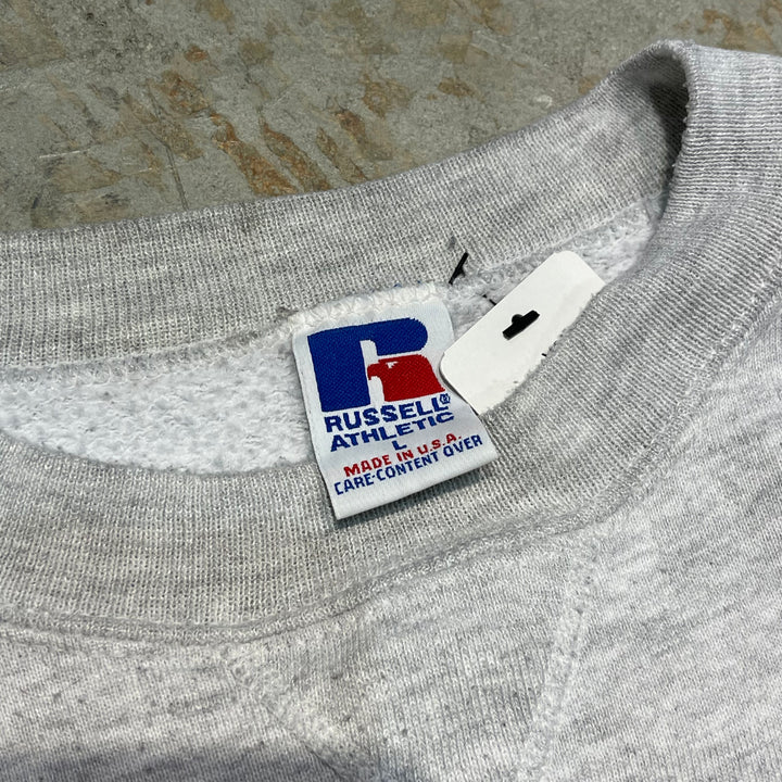 #3515 古着/Russell/ラッセル/Crewneck sweat/クルーネックスウェット/無地/MADE IN U.S.A/サイズL