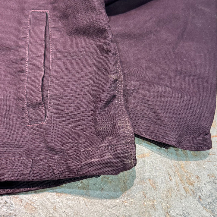 중고 의류 Carhartt/ Carhartt/ 풀 스윙 Sherpa 재킷/ 오리 직물/ Boa 안감/ 여성/ 크기 XL
