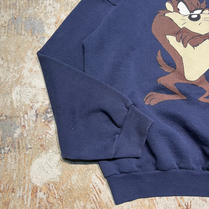 #3960 古着 AN OFFICIAL LOONEY TUNES PRODUCT/Crew neck sweat/クルーネックスウェット/BORN TO BE/サイズXL相当