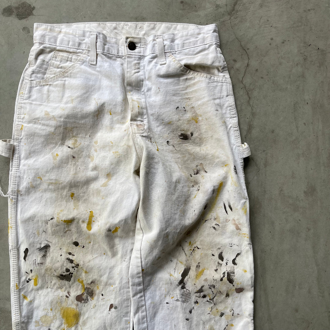 古着 Dickies×SHERWIN WILLIAMS/ディッキーズ× シャーウィン・ウィリアムズ/ ペインターパンツ / 企業ロゴ/ 実寸サイズ29×29