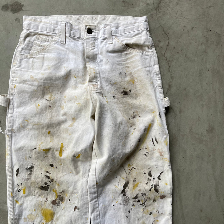 古着 Dickies×SHERWIN WILLIAMS/ディッキーズ× シャーウィン・ウィリアムズ/ ペインターパンツ / 企業ロゴ/ 実寸サイズ29×29