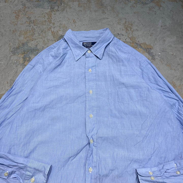 #4322 Ralph Lauren/ラルフローレン L/S Regular Collar Shirts/レギュラーカラーシャツ/ANDREW/サイズ17 1/2 34/35