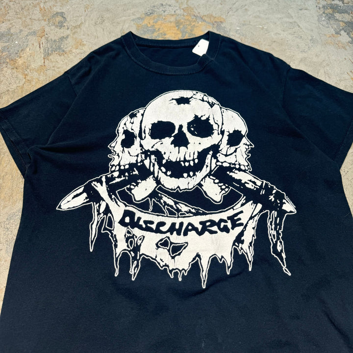 古着 Discharge/ディスチャージ/プリントTシャツ/サイズL相当