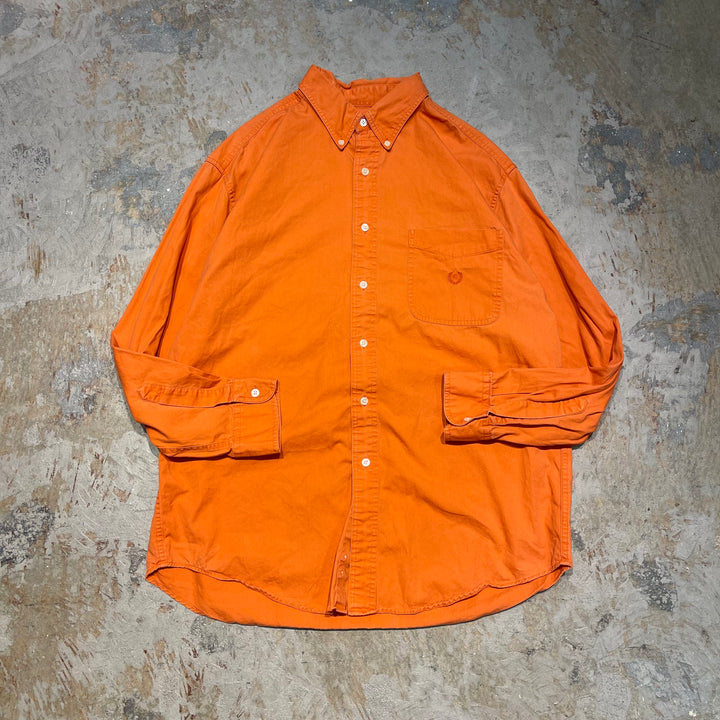 #4339 Chaps/チャップス/L/S B.D Shirts/ボタンダウンシャツ/無地/サイズL