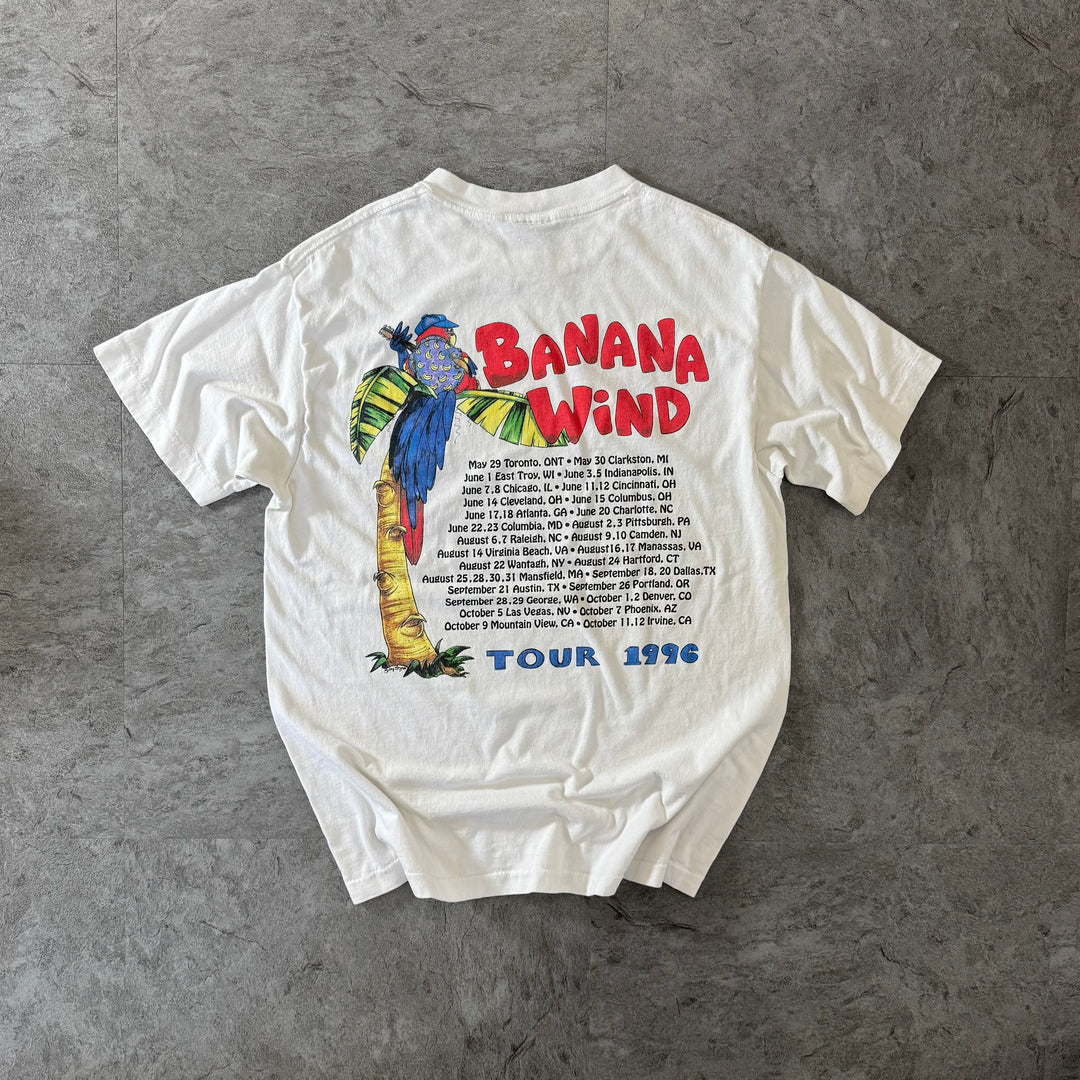 古着 96's Jimmy Buffett Banana Wind Tour ヴィンテージTシャツ シングルステッチ サイズXL相当