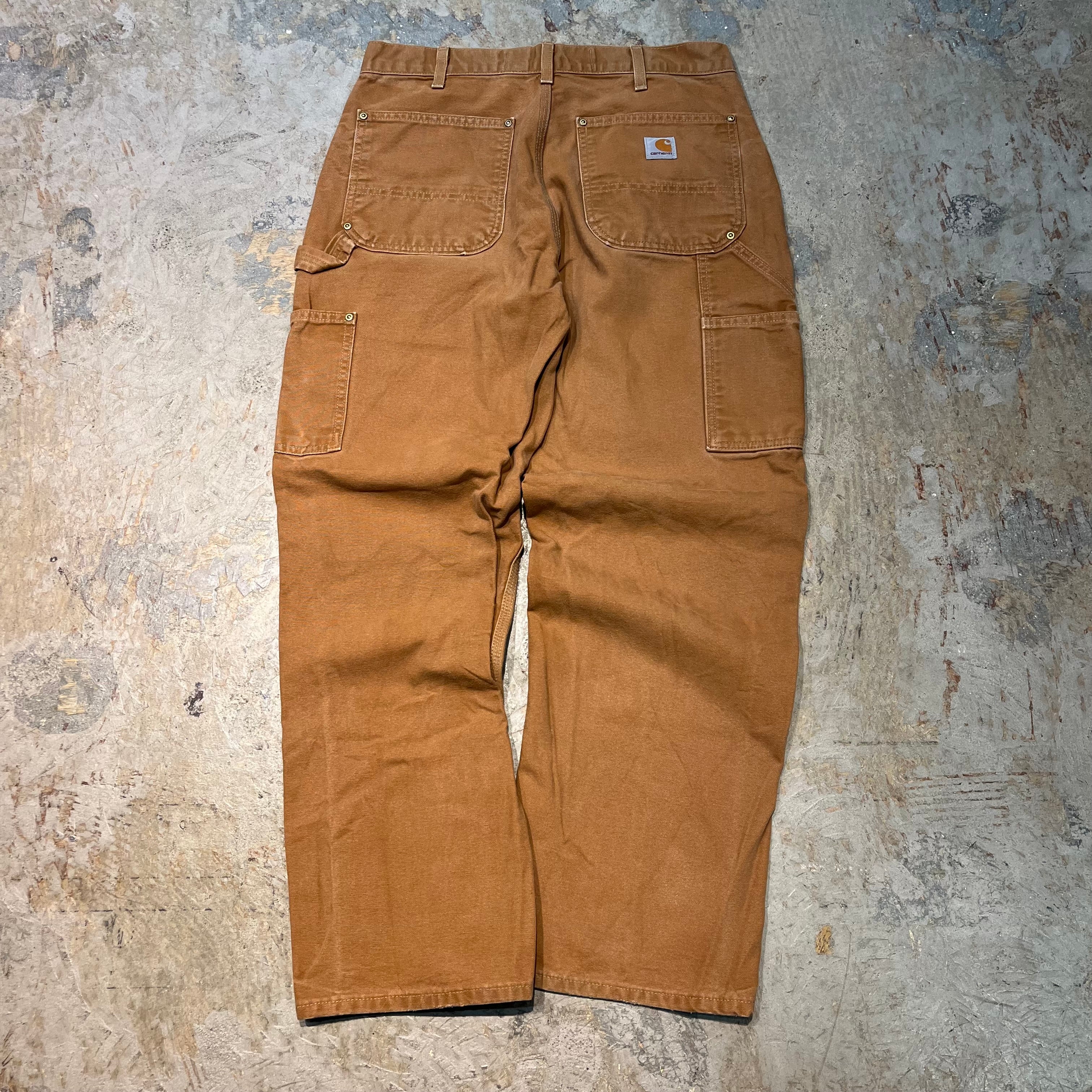 ［値下げ！］USA製carharttカーハート ダブルニーペインターパンツ古着 古着 USA製 Carhartt/ カーハート/ ダブルニーペインターパンツ