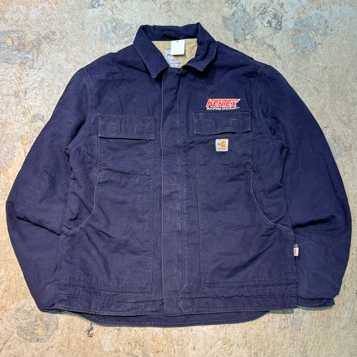 古着 Carhartt/ カーハート/ ランヤードジャケット/ ダック地/ 中綿/ 裏地キルティング/ サイズM