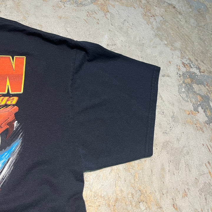 古着 ジャージーズ/アイアンマン/76 Vega/PA street outlaws/プリントTシャツ/サイズXL