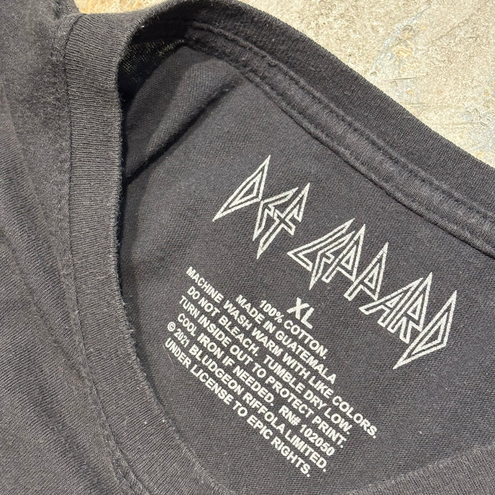 旧衣服DEF LEPPARD/ deffrd /艺术家T恤/尺码XL