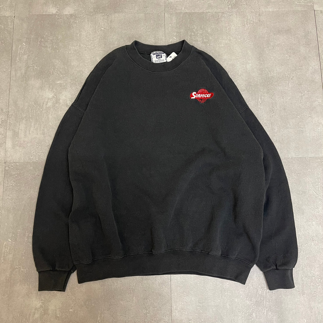 #2009 古着 90's Lee/リー/Crewneck Sweatshirts/クルーネックスウェット/企業系/刺繍ロゴ/サイズ2XL