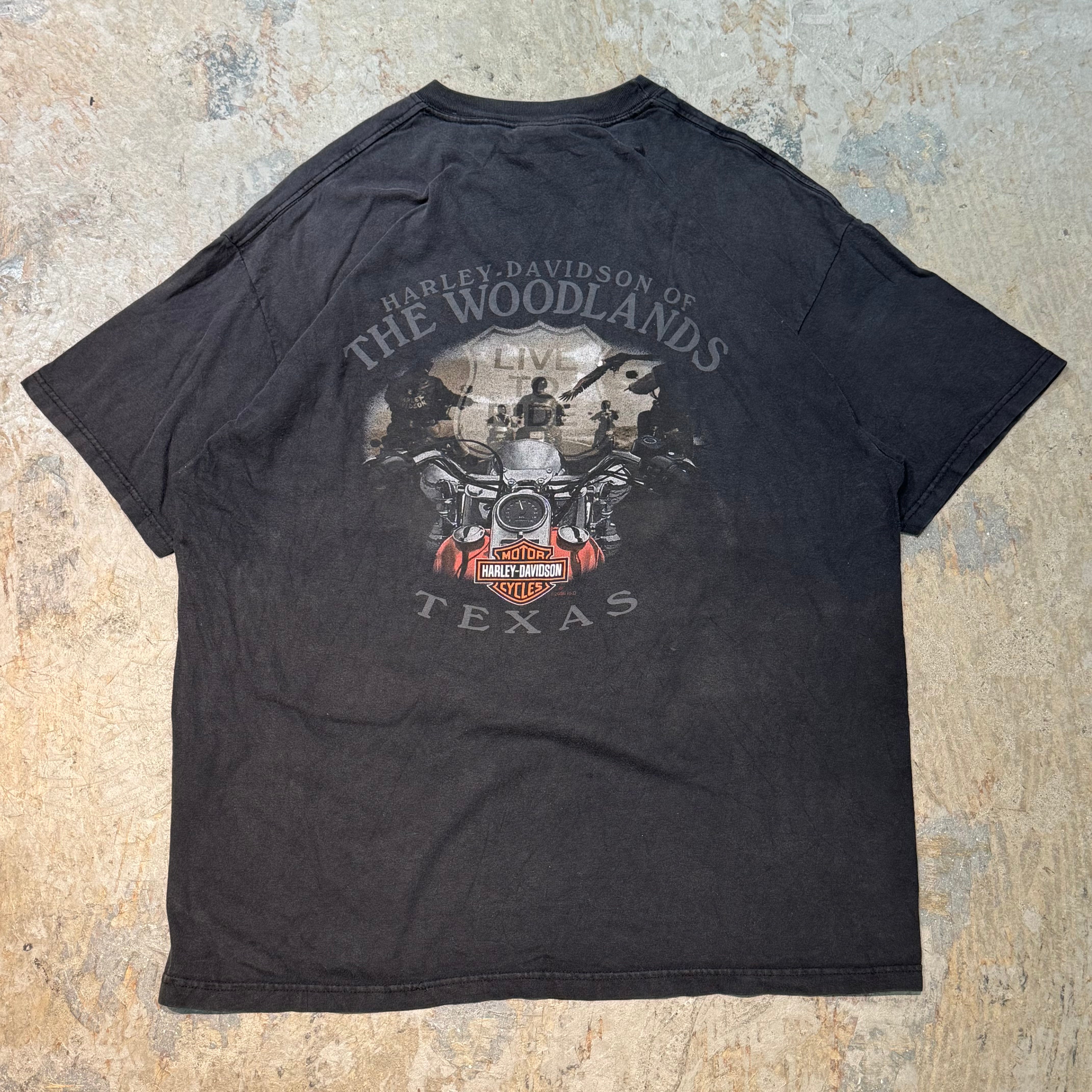 古着 USA製 Harley-Davidson/ハーレーダビッドソン/ プリントT