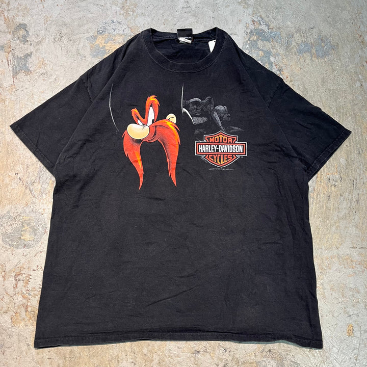 旧衣服Harley-Davidson/哈雷戴维森/印花T恤/尺码XL